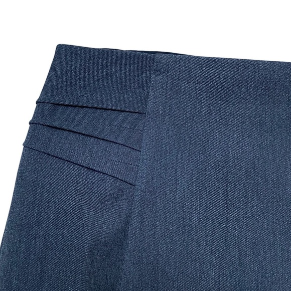 Express Gray Tailored Pencil Skirt Size 2 — Lined Workwear Classic - Picture 2 of 10